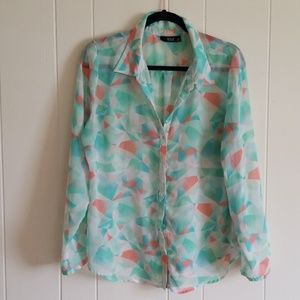 A.n.a Sheer Blouse